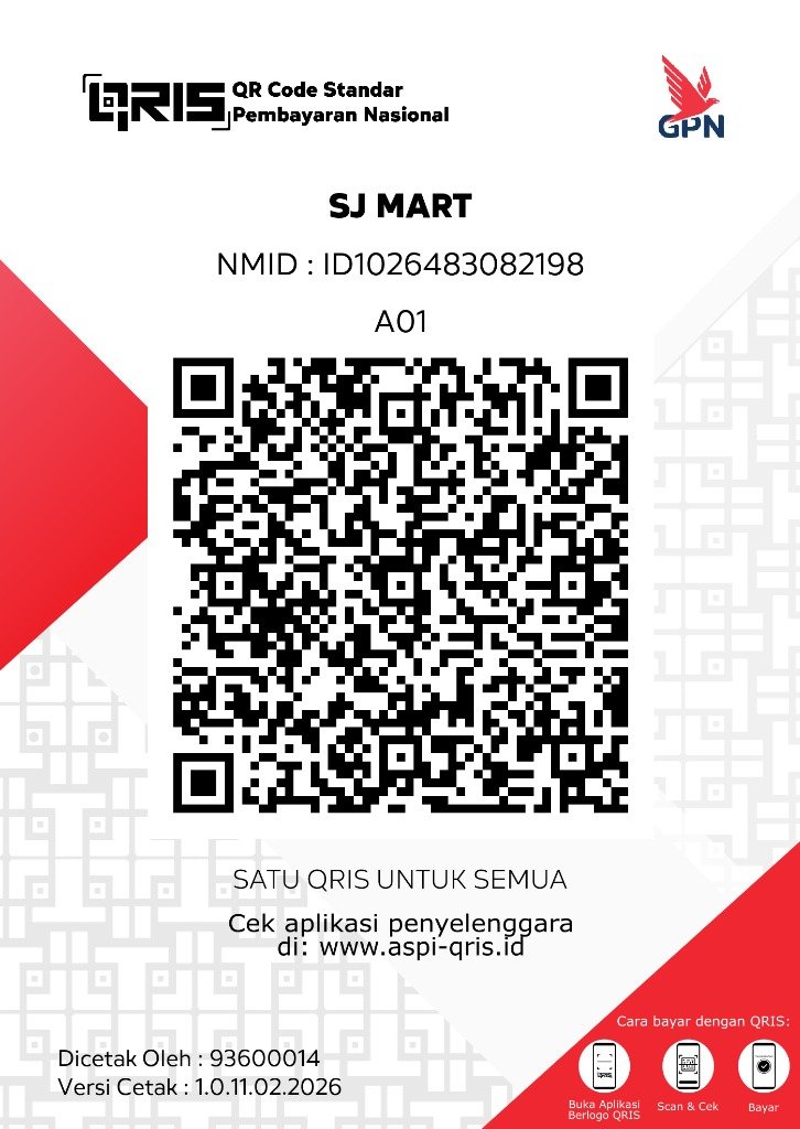 QRIS SJ Mart