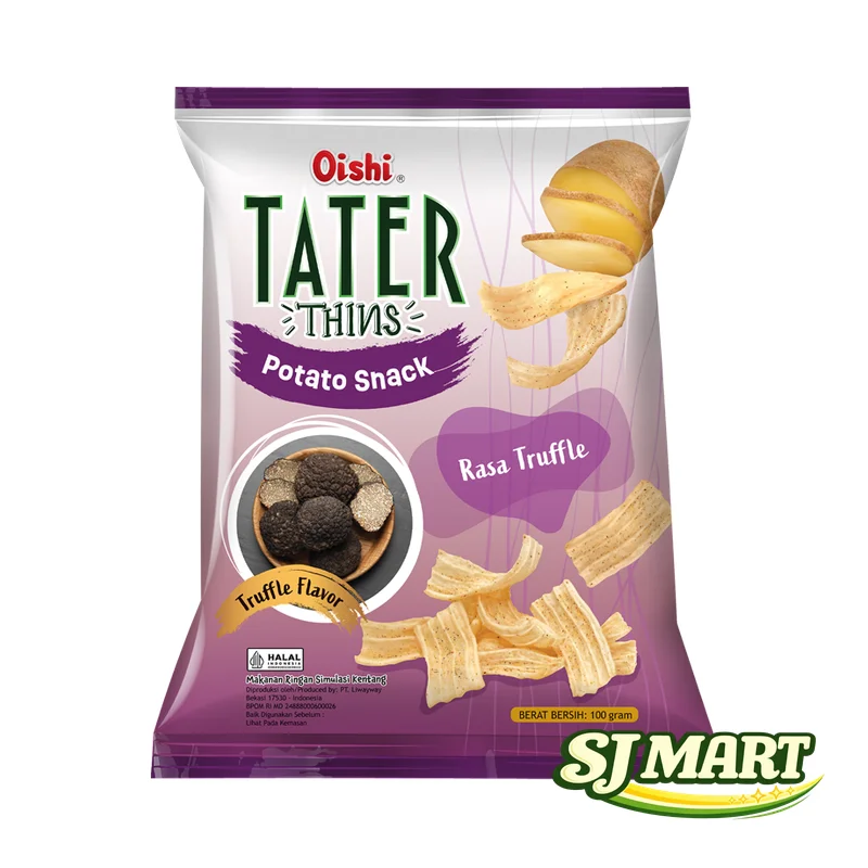 Oishi Tater Thins Truffle 100Gr
