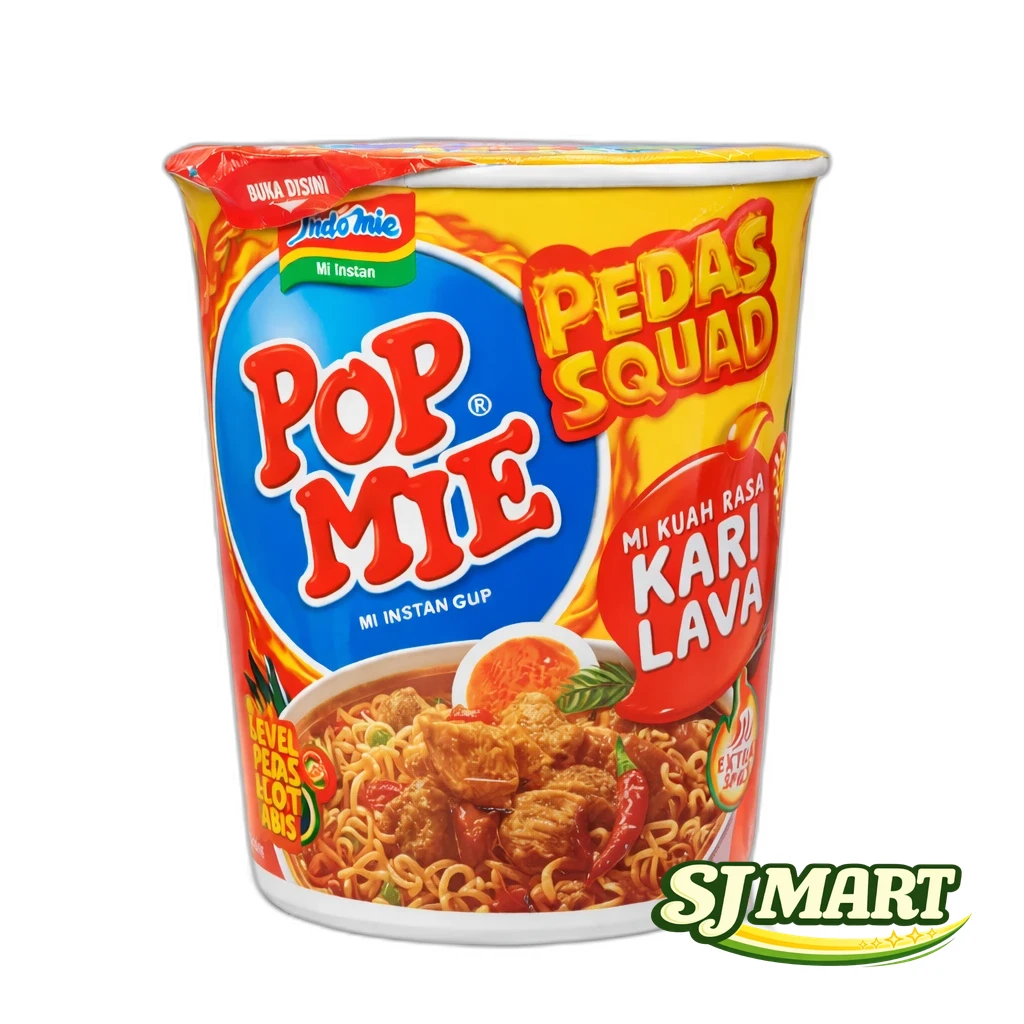 POP MIE PEDAS KARI LAVA