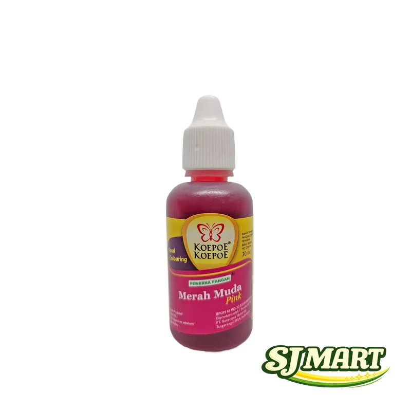 Koepoe Pewarna Merah Muda