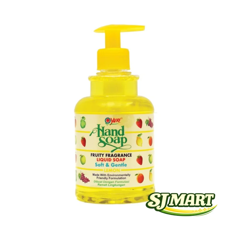 Yuri Hand Soap Lemon Pump 410Ml