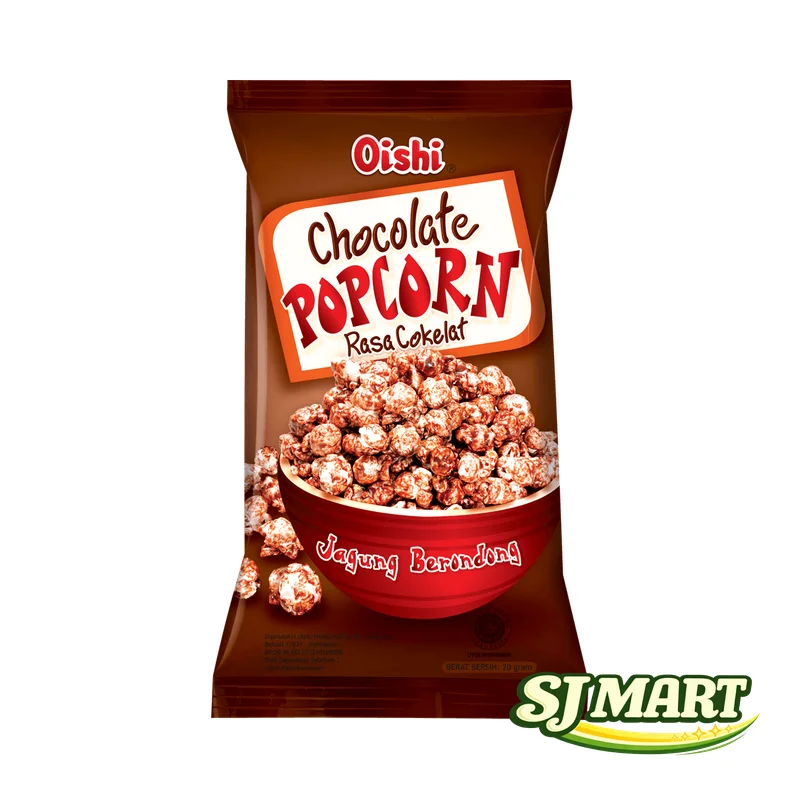Oishi Popcorn Coklat 20Gr
