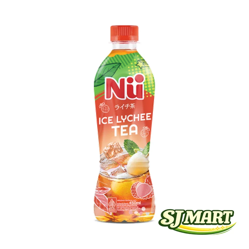 Nu Greentea Ice Lychee 450Ml