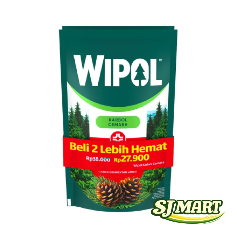 Wipol Karbol Cemara Pouch Banded (2X730G)