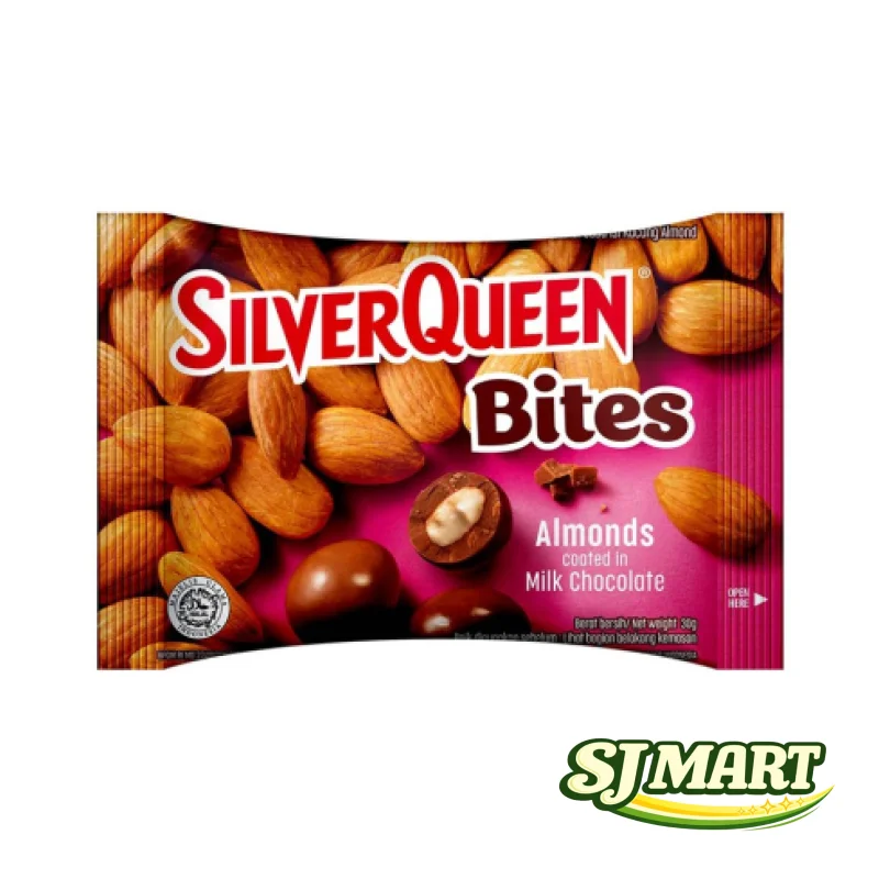 Silverqueen Bites Almond 30Gr
