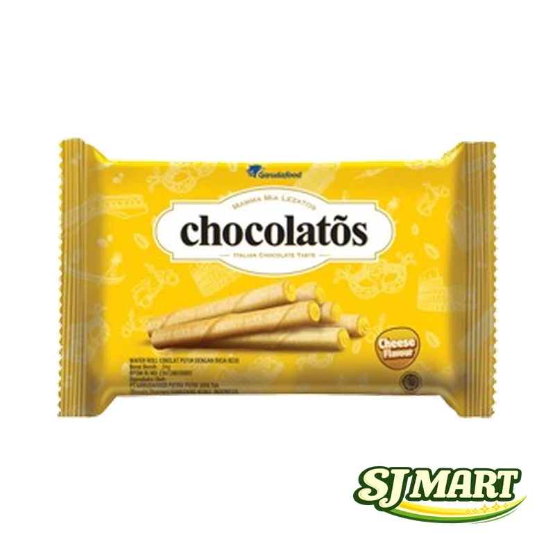Chocolatos Wafer Stick Mini Keju 24Gr