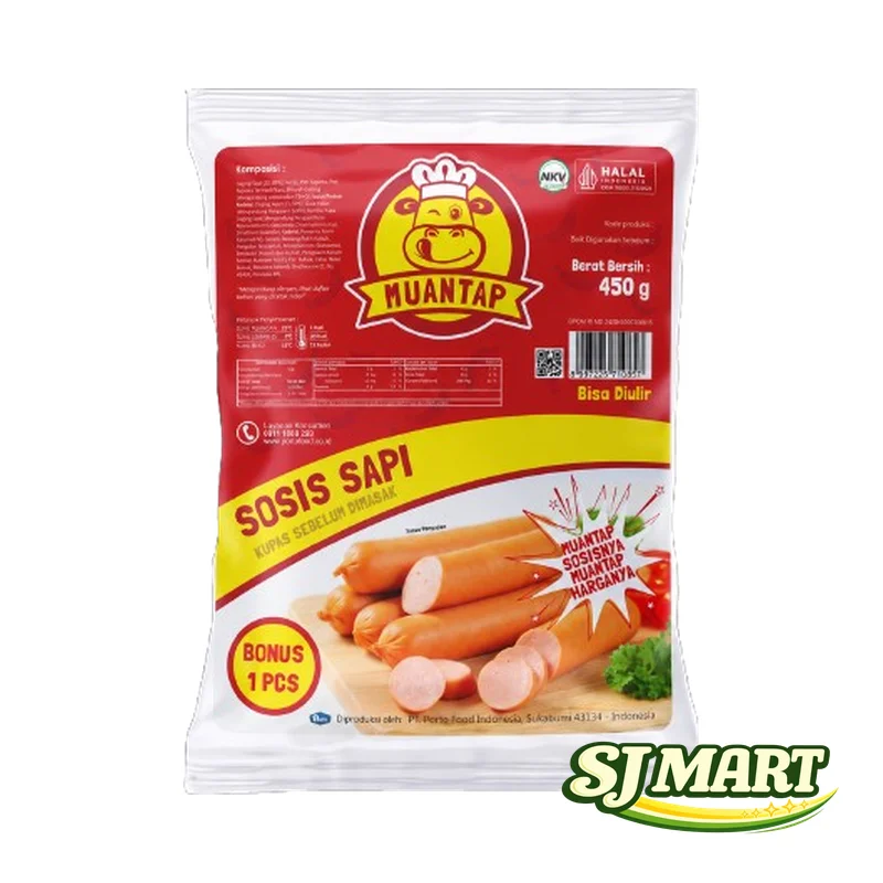 Sosis Sapi Muantap 450Gr
