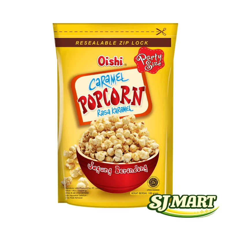Oishi Popcorn Karamel 100Gr