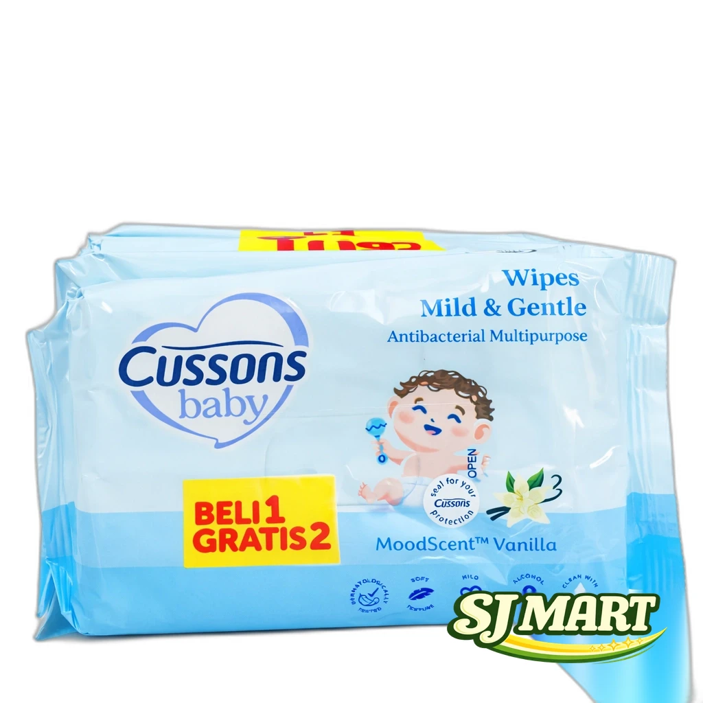 CUSSONS BABY WIPES MILD B1G2