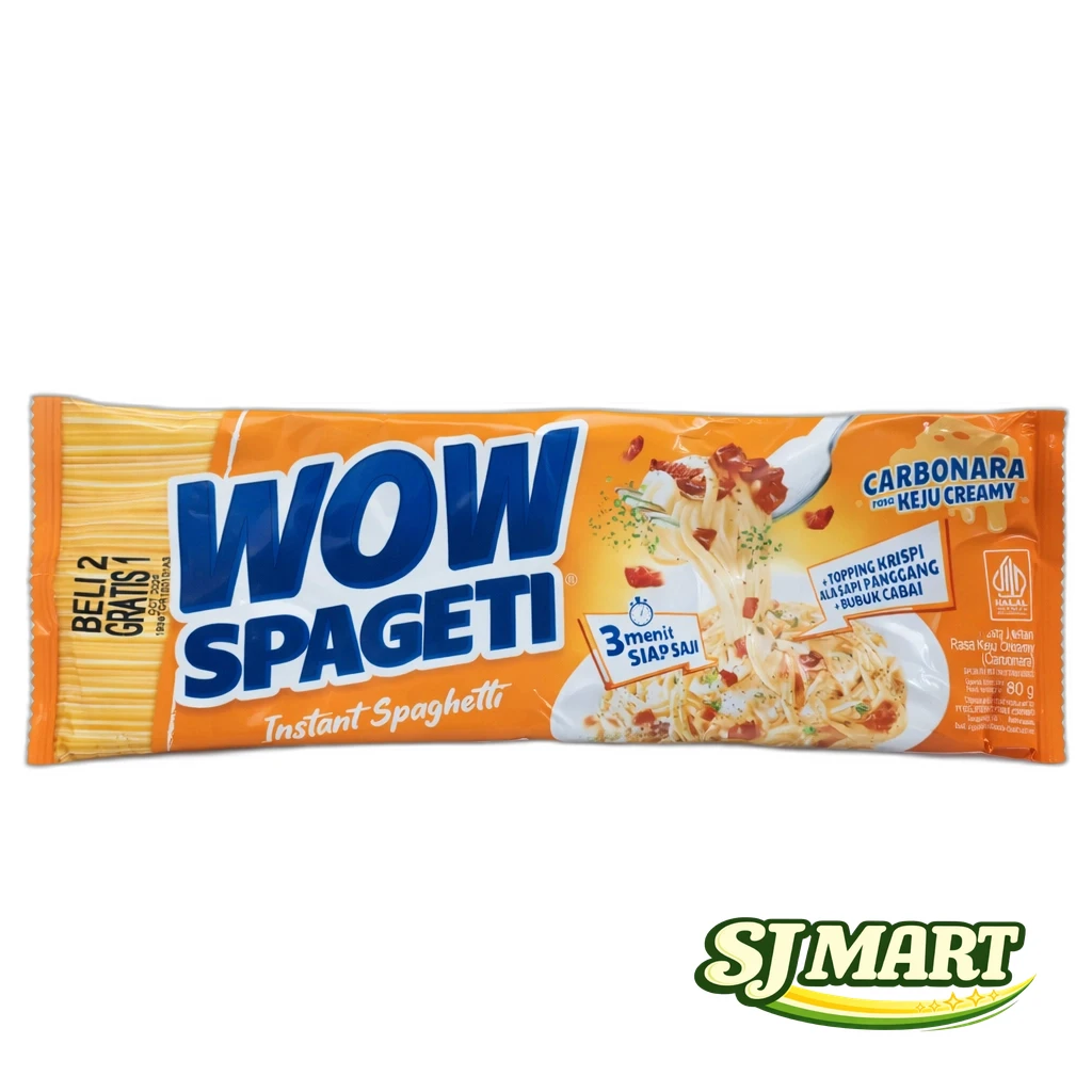 WOW SPAGETI CARBONARA 80GR B2G1