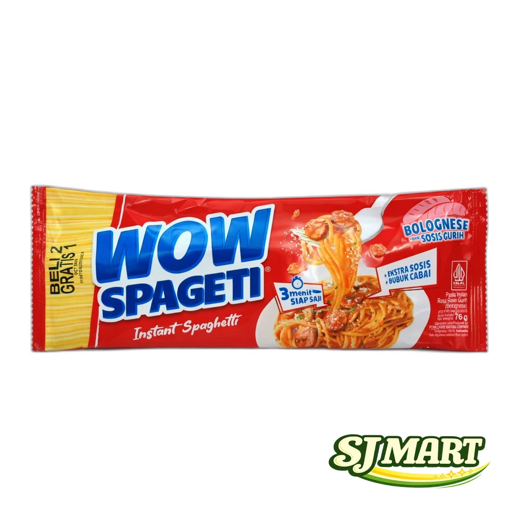 WOW SPAGETI BOLOGNESE 76GR B2G1
