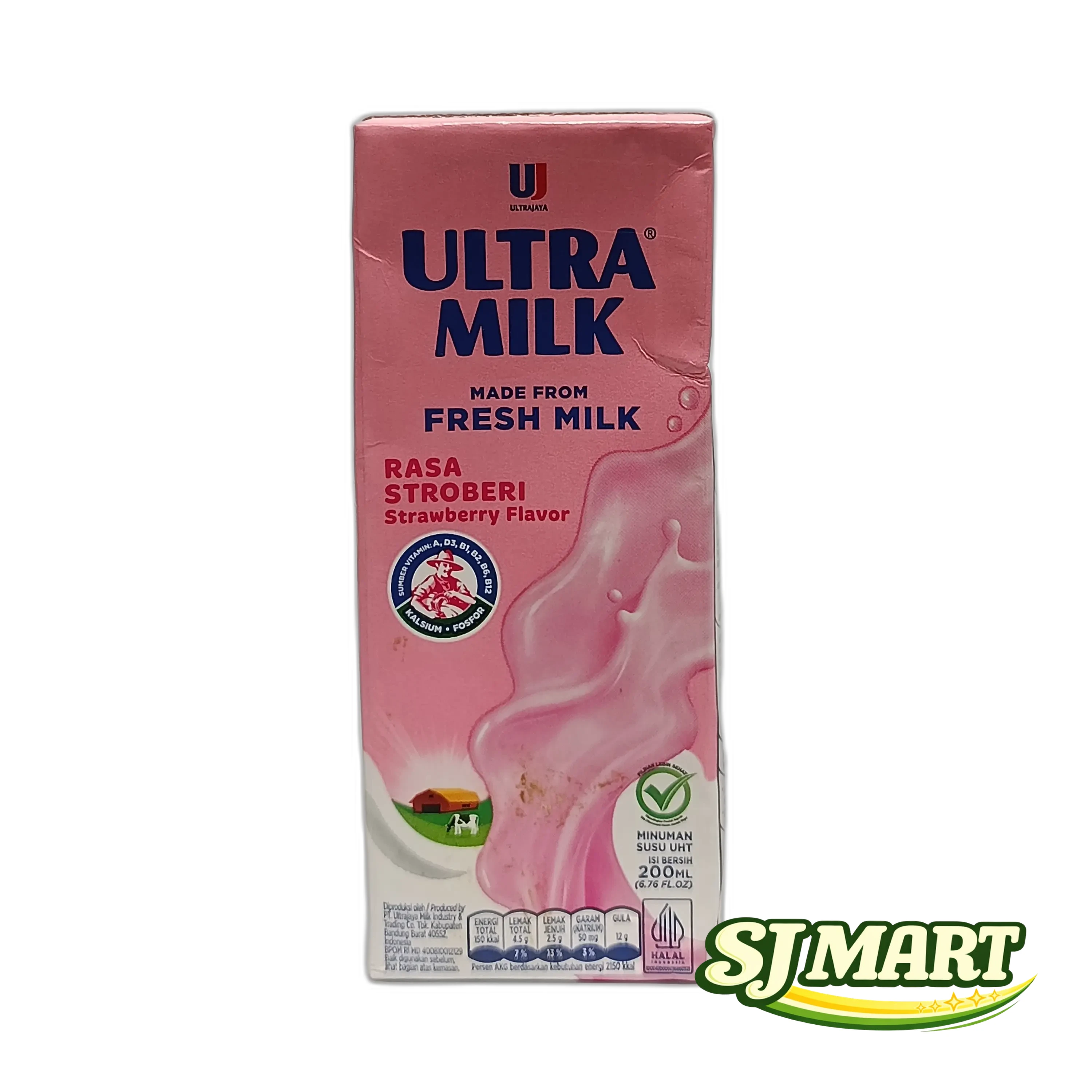 ULTRA MILK STRAWBERRY 200ML