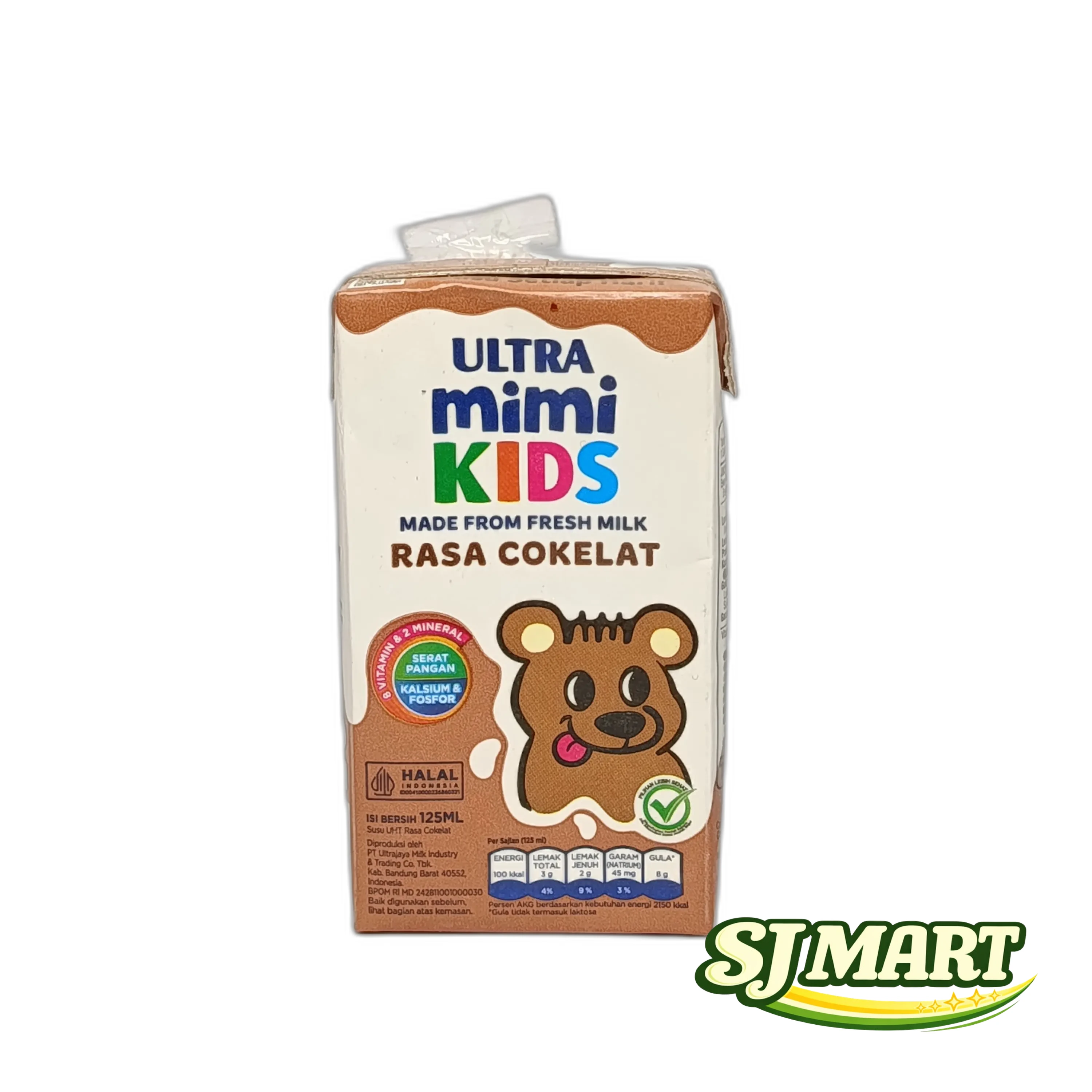 ULTRA MIMI KIDS COKELAT 125ML