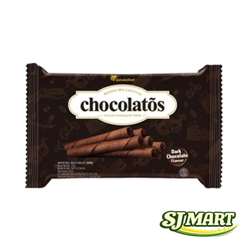 Chocolatos Wafer Stick Mini Dark 24Gr