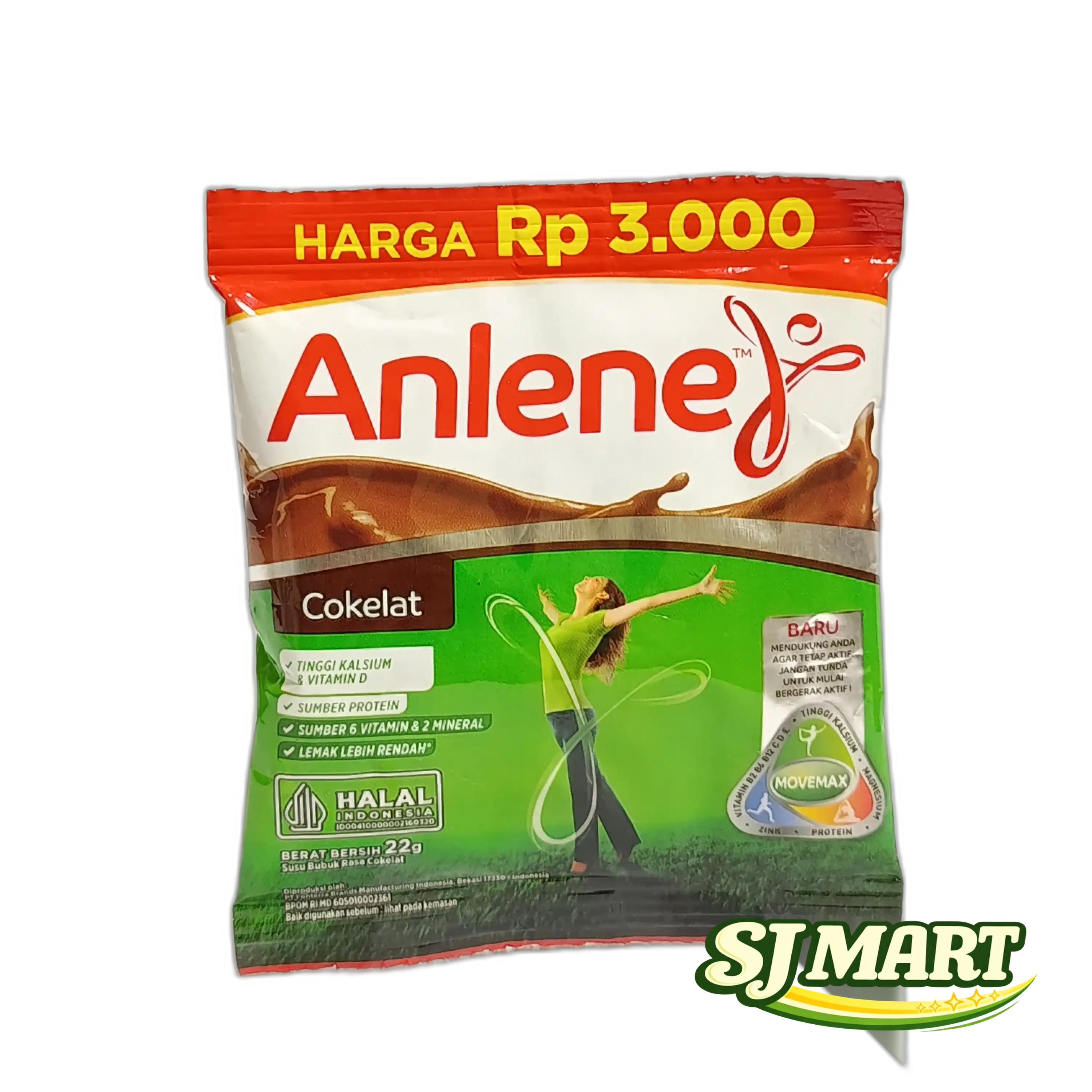 ANLENE ACTIFIT COKELAT 20GR 1PCS