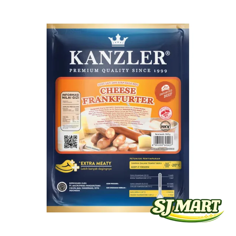 Sosis Kanzler Cheese Frank 360Gr