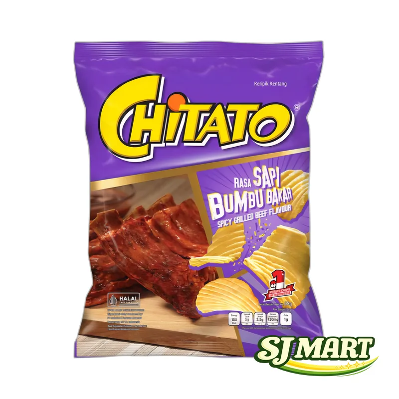 Chitato Rasa Sapi Bumbu Bakar 68 Gr