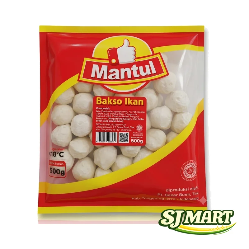 Bakso Ikan Mantul 500Gr