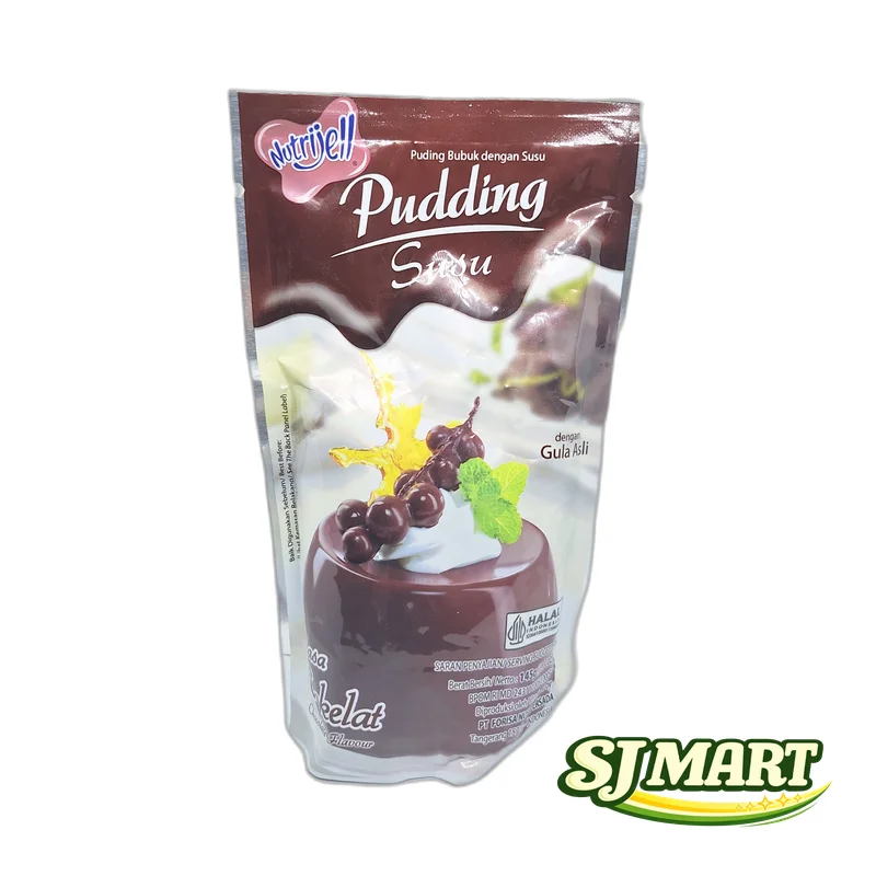 Pudding Susu Coklat