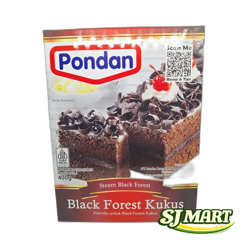 Pondan Black Forest Kukus 400Gr